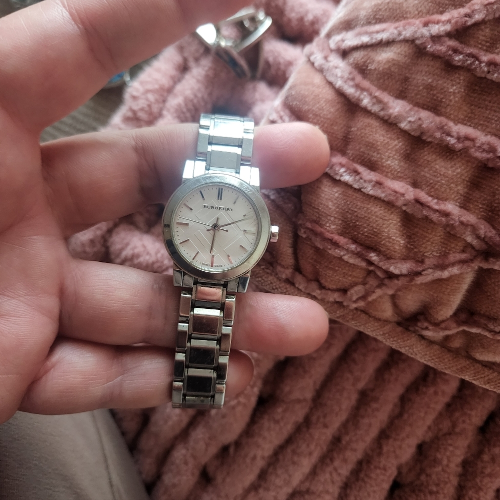 Burberry Silver Watch